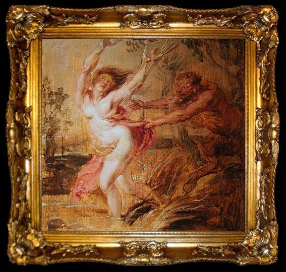 framed  Peter Paul Rubens Pan et Syrinx, ta009-2